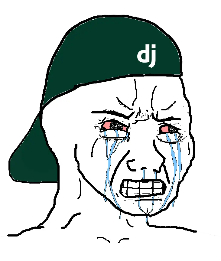 Djangonaut Crying